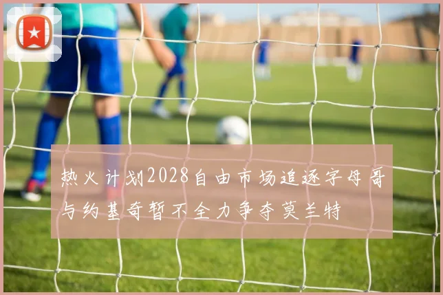热火计划2028自由市场追逐字母哥与约基奇暂不全力争夺莫兰特